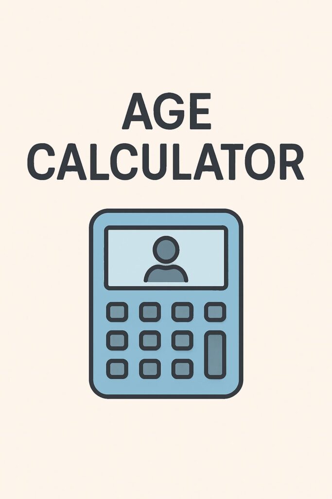 Online Age Calculator Tool